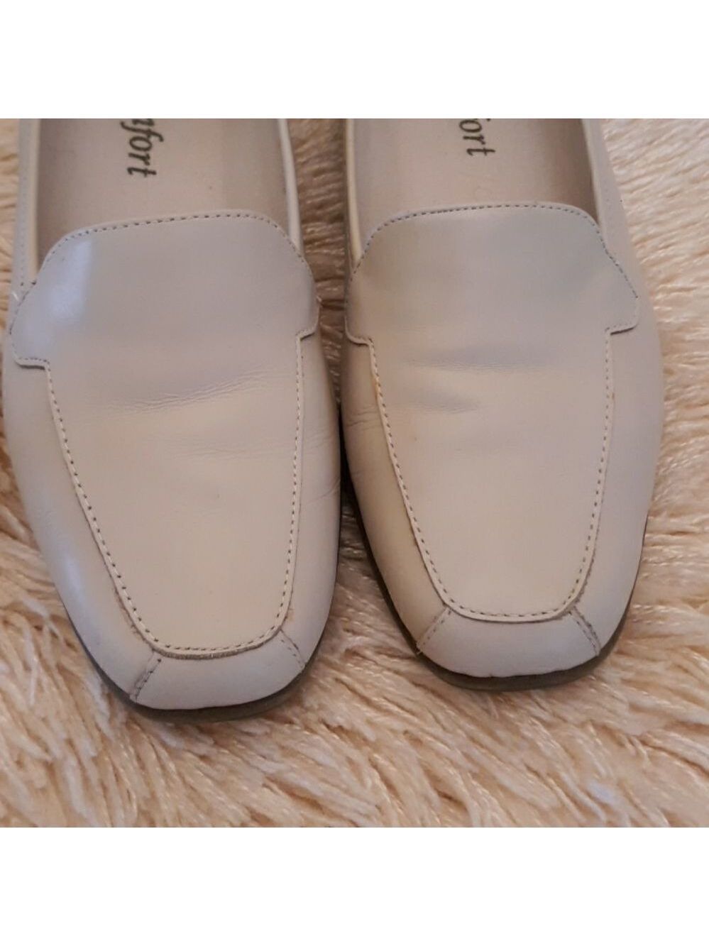 I ♥️ Comfort Tan leather Slip on Shoes Size 8W - Picture 5 of 8
